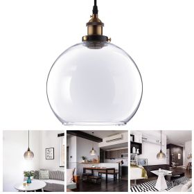 9.8 Ball Shape Glass Ceiling Light/Transperant