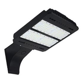 LED Area Light | 150 Watt | 19560 Lumens | 4000K | Black Housing | Straight Arm | UL & DLC Listed | Led Parking Lot Light | Led Street Light |