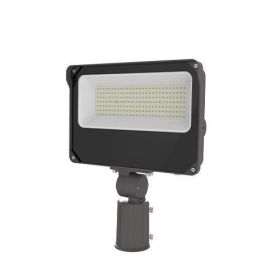 Led Flood Light | 150 Watt | 5000K | 22500 Lumens | Bronze Housing | Slip Fitter Mount | Hybrid Light | Landscaping Light