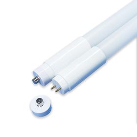 LED T8 Tube Light BELL Series | 8ft | Type B | Double Ended Power | 42Watt | 5460Lumens | 6500K | Frosted Lens | Pack of 20