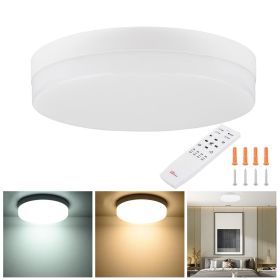 36W Dimmable Ceiling Light Remote Round White