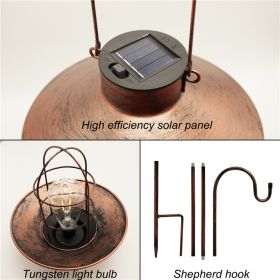 Solar Outdoor Hanging Lights Waterproof Courtyard Lantern (Option: )