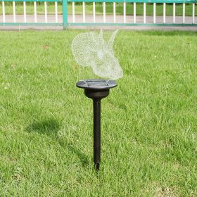 Waterproof Solar Acrylic Lawn Light (Option: Triceratops)