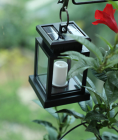 Solar wind lamp (Option: Candle)