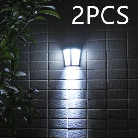 Solar Wall Light 6led Outdoor Garden Courtyard Fence Light Control Decorative Landscape Light (Option: )