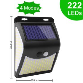 3 Mode 140 Led Garden Solar Security Lights Outdoor Motion (Option: )