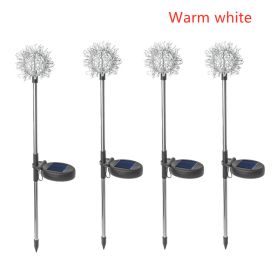 Solar Light Solar Dandelion Plug In Light Garden Decoration LED Light (Option: C-1PCS)