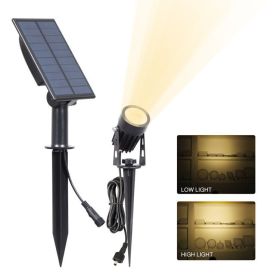 Solar lawn lamp outdoor insert garden lamp (Option: )