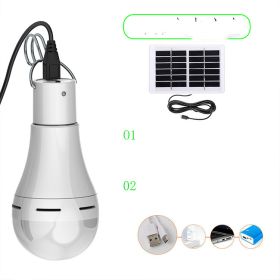 Solar Rechargeable Bulbs Night Market Lights Stand Lights Tent Lights LED Power Outage Emergency Lights (Option: 9W remote control)