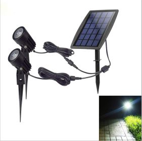 Intelligent LED solar ground light (Option: White light)