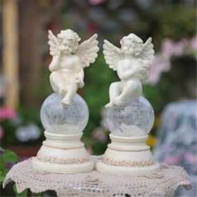 Garden balcony angel solar light (Option: A set)