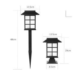 Solar outdoor LED lawn light large room light (Option: )