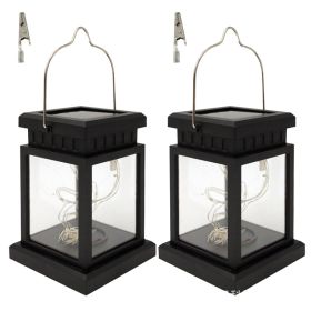 Solar gypsophila wind lantern (Option: Warm white lantern 2pcs)