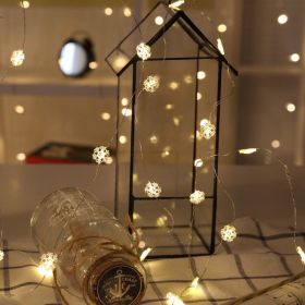 Newsoo copper line star lights LED lights flashing lights string lights star girl heart room dormitory layout decoration (Option: )