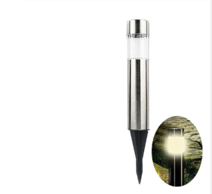 Solar cylindrical lawn light (Option: Warm light-1PC)