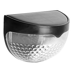 Solar semicircular wall light (Option: Black-Warm light)