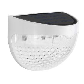 Solar semicircular wall light (Option: White-Warm light)