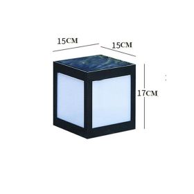 Solar garden lights, landscape lawn wall headlights, waterproof garden lights, plug-in lights (Option: 3 Style-White light)