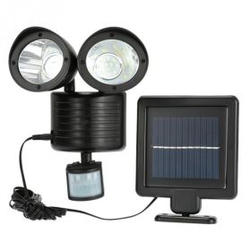 Double head solar induction spotlight (Color: )