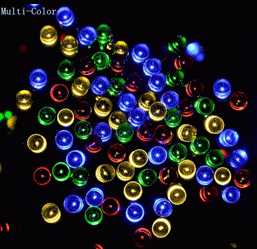 Christmas Lights Garden Garden Led Solar String Lights (Option: )