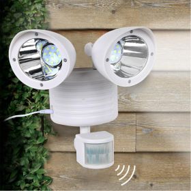 Double head solar induction spotlight (Color: White)