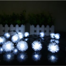 20 Led solar string lights (Option: White-5m)