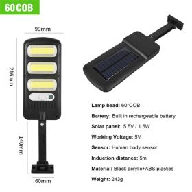 Induction bracket street lamp (Option: COB60)