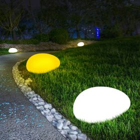 Solar light stone LED grass lamp (Option: )