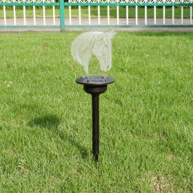 Waterproof Solar Acrylic Lawn Light (Option: Horse)