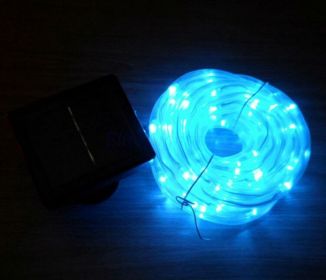 Solar tube lamp string LED copper wire (Color: Blue)