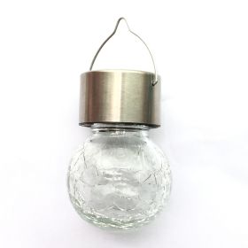 Solar cracked glass pendant light (Option: )