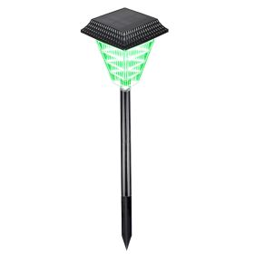 Solar garden light (Color: Green)