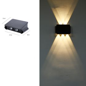 Solar Outdoor Corridor Waterproof Wall Lamp (Option: 5Tanks)