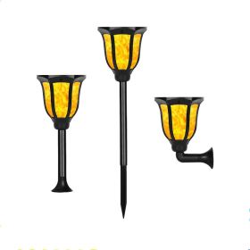 Solar flame lamp (Option: )