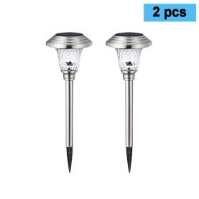 Solar lawn light (Option: 2PCS-Silver)