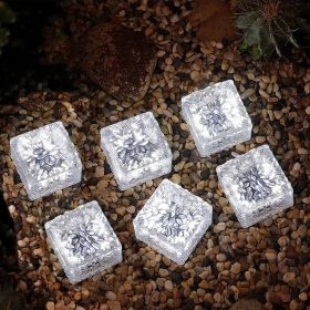 Solar Ice Cube Buried Lights Landscape Path Decoration (Option: )