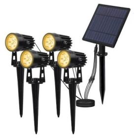 Intelligent LED solar ground light (Option: )