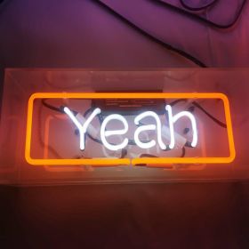 LED Neon Sign Acrylic Glass Light Box (Option: Green-220V US)