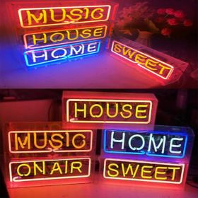 LED Neon Sign Acrylic Glass Light Box (Option: Custom made-220V US)